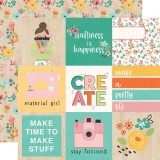 Hey Crafty Girl - 4x4 inch Elements 30,5x30,5 cm Hey Crafty Girl - 4x4 inch Elements 30,5x30,5 cm